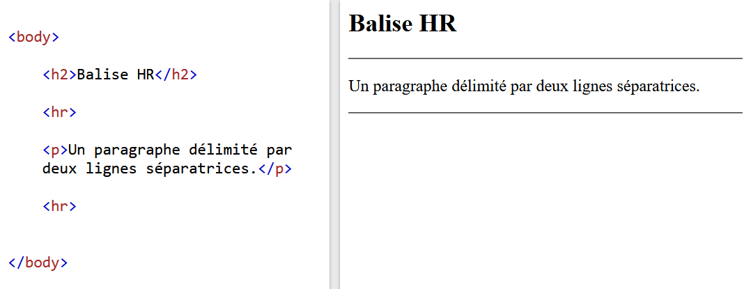 Exemple ligne